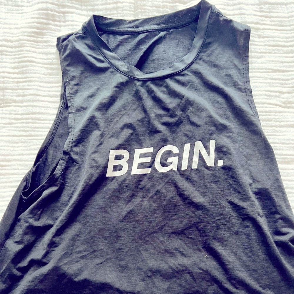 Spiritual gangster rayon sleeveless yoga top